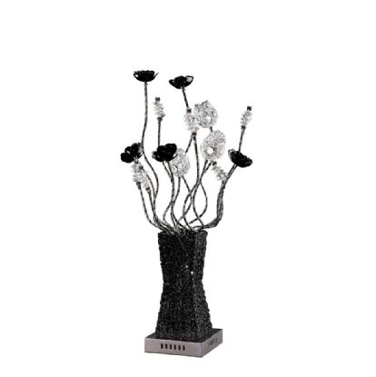 Jasmine Aluminium Crystal Table Lamps Diyas Home Armed Table Lamps Jasmine Aluminium Crystal Table Lamps Diyas Home Armed Table Lamps